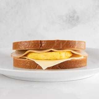 White Toast Breakfast Sandwich