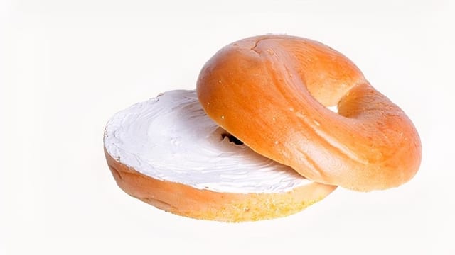 Bagel Cream Cheese Sandwich (Plain Bagel Only).