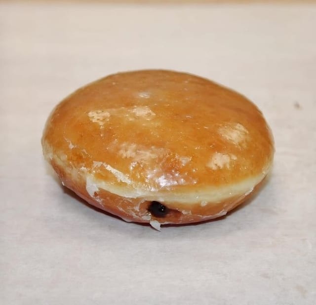 Blueberry Filled Donut.