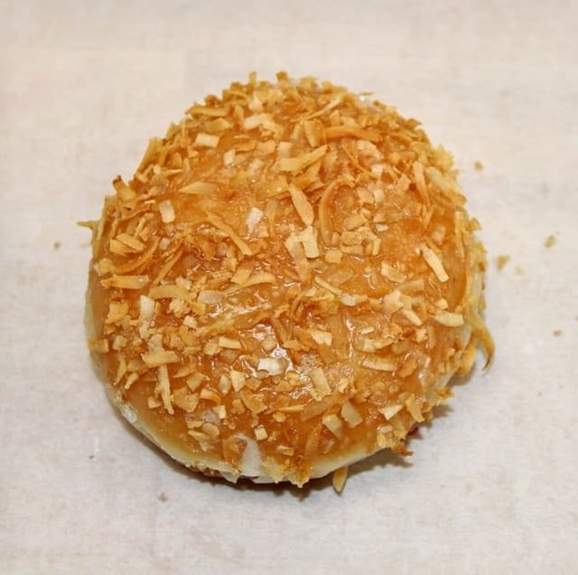 Coconut Cream Filled Donut.