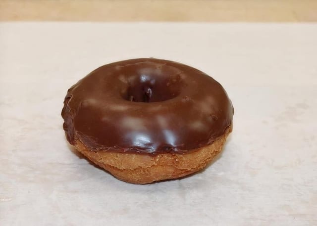 Brown Cake Choc-Frost Donut.