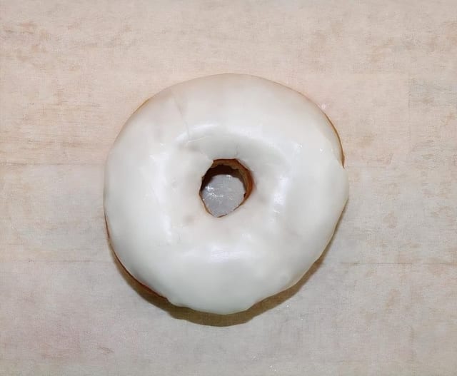 Vanilla Frosted Donut.