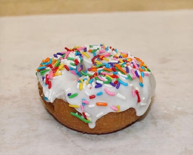Brown Cake Van-Sprinkle Donut.